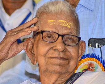 Three weeks after receiving Jnanpith award, Akkitham passes away