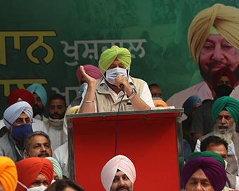 Punjab CM Amarinder Singh in Delhi