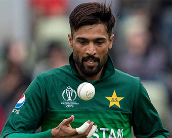 Left-arm Pakistan pacer Mohammad Amir 