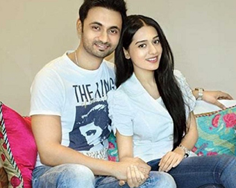 Amrita Rao with husband RJ Anmol