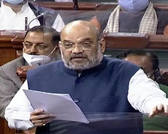 Amit Shah in Lok Sabha