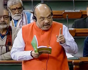 Congress divided India on the basis of religion: Shah