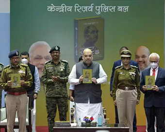 Home Minister Amit Shah releases book on CRPF