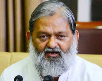 Haryana Health Minister Anil Vij 