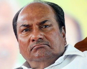  Congress Chief Minister A.K. Antony