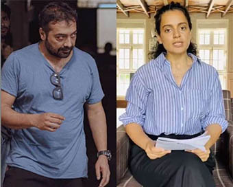 Anurag Kashyap (left) and Kangana Ranaut (right)