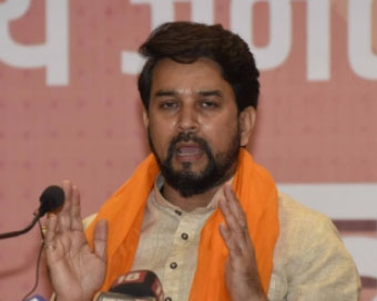 Union Minister of State for Finance Anurag Thakur