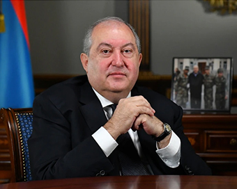 Armenian President Armen Sarkissian 