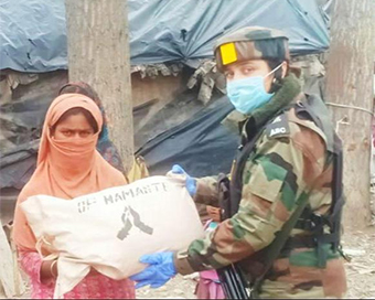 Army helps distribute 10,000 ration kits in J&K, Ladakh