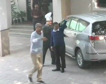 Delhi CM Arvind Kejriwal meets LG Anil Baijal