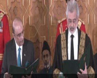 Asif Ali Zardari took oath as the 14th President of Pakistan