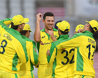 Hazlewood, Zampa help Australia beat England in 1st ODI