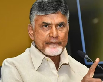 Former Andhra Pradesh chief minister N. Chandrababu Naidu 