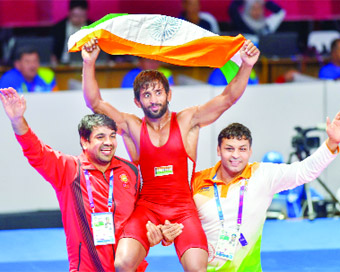 Wrestler Bajrang Punia won India