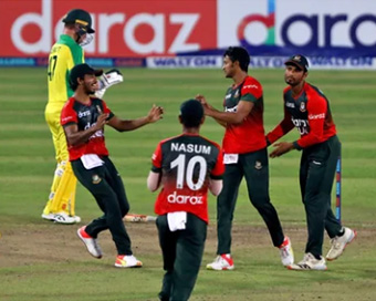Australia bowled out for their lowest ever T20I score as Bangladesh win series 4-1