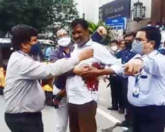 Hyderabad SBI employee injured as security guard opens fire