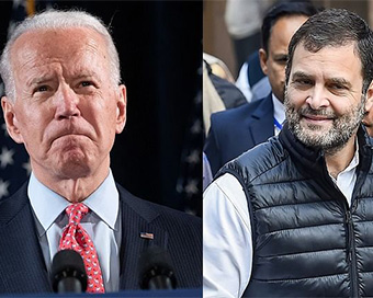 Rahul Gandhi wishes US President Joe Biden, Vice President Kamala Harris