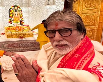 Big B Shares Picture With Ram Lalla Idol In Ayodhya