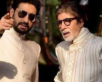 Amitabh Bachchan calls son Abhishek 