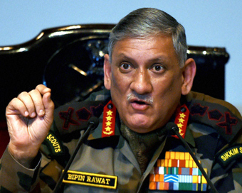 Outgoing army chief, Gen Bipin Rawat named India