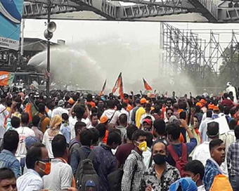 BJP protest march to Nabanna turns violent