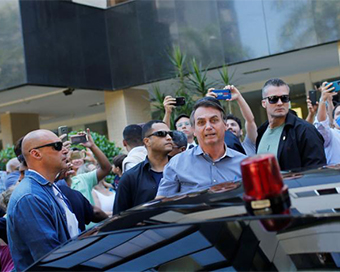 Brazilian President ignores social distancing, participates in protests