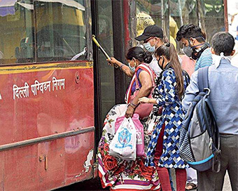 Shortage of buses in Delhi resulting in long waits for commuters