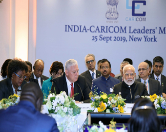 Prime Minister Narendra Modi at India-CARICOM Leaders