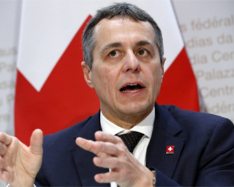Swiss President Ignazio Cassis 