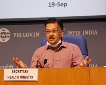 Union Health Secretary Rajesh Bhushan 