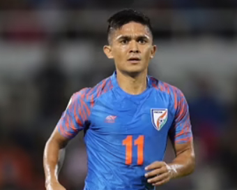 Sunil Chhetri tests Covid positive, but will join Indian team in Dubai 