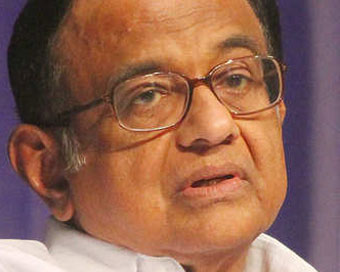 former Finance minister P. Chidambaram (file photo)