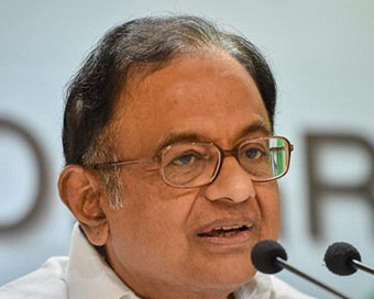 Senior Congress leader P. Chidambaram