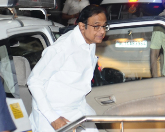 New Delhi: Former Finance Minister P. Chidambaram arrives at Enforcement Directorate (ED) office in connection with the money laundering case relating to INX Media, in New Delhi on Oct 24, 2019. (Photo: IANS)