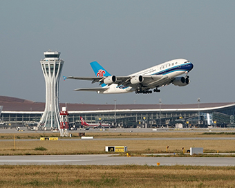 China Southern Airlines taking off