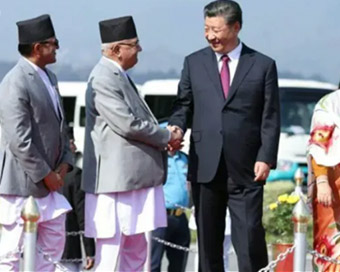 Chinese leaders meet Nepal President, PM