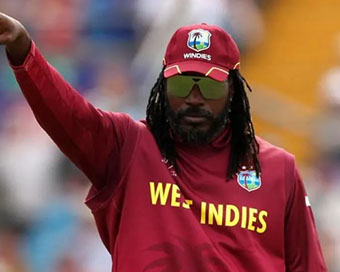West Indies batsman Chris Gayle