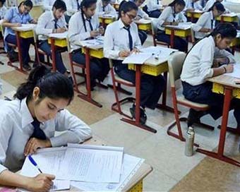 Students giving exam (file photo)