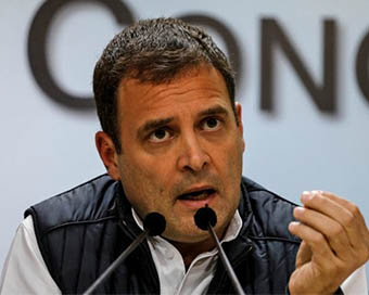 Former Congress chief Rahul Gandhi 