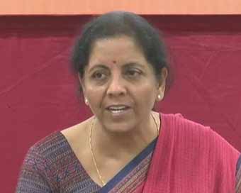 Defence Minister Nirmala Sitharaman targeted the Congress