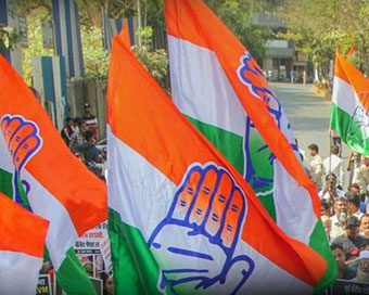 Congress flags (file photo)