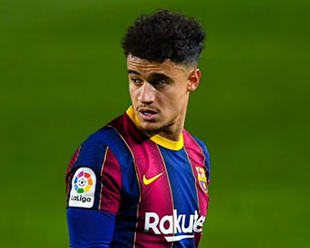 Barcelona attacking midfielder Philippe Coutinho