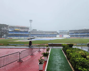 WI v Ind: Second Test ends in a draw as rain washes out fifth day