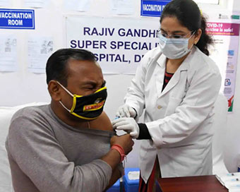 With nearly 13K jabs, Delhi records highest vaccinations so far