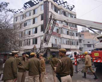 Delhi: Fire broke out at Karol Bagh hotel, 17 dead