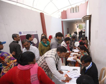 Delhi polls: 42.29% voter turnout recorded till 4 p.m.