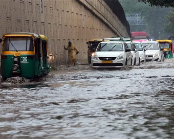 Waterlogging, traffic snarls in Delhi after heavy rainfall 