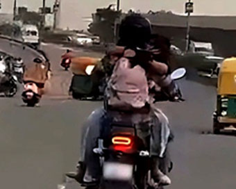 Viral PDA on moving bike: Delhi Police responds, imposes Rs 11,000 fine