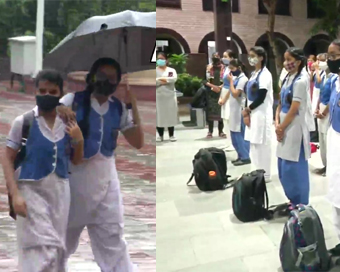 Schools reopen in Delhi, students feel elated 