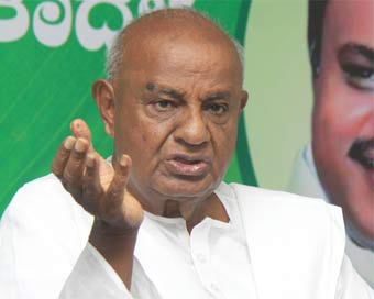 JD(S) President H.D. Deve Gowda (File Photo)